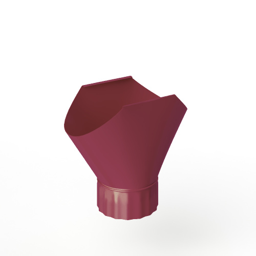 Воронка желоба оцинкованная накладная порошок ф220мм RAL 4002 Воронка желоба оцинкованная накладная порошок ф220мм RAL 4002