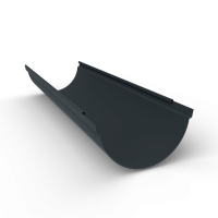 Желоб водосточный оцинкованный порошок ф120х2000мм RAL 7016