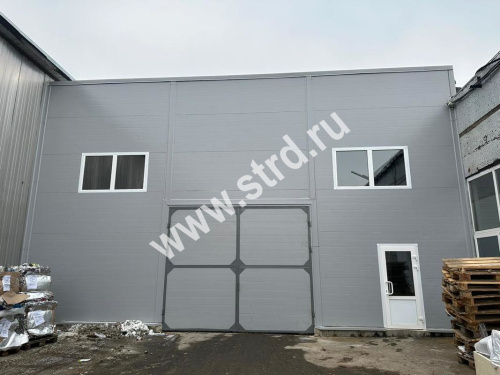 Стеновая трёхслойная сэндвич-панель гладкая 200мм 1000мм с видимым креплением минеральная вата Полиэстер Panline фото 12