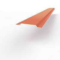 Нащельник RAL 3022 оцинкованный c полимерным покрытием 0,45 мм