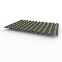 Профнастил оцинкованный с полимерным покрытием полиэстер С21 buildstor 0,4х1051мм RAL 7010 Брезентово-серый