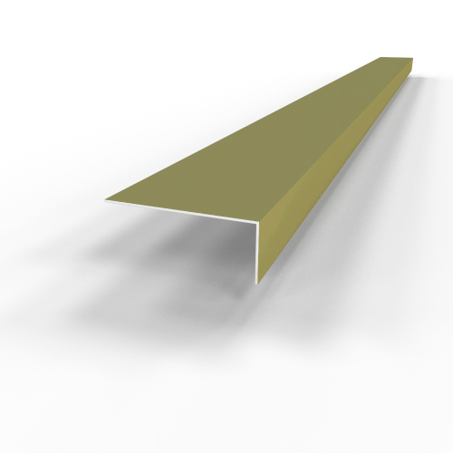 Лобовая планка (RAL 1020) оцинкованная, с порошковым покрытием 0,45 мм