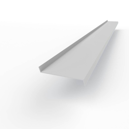 Отлив оконный оцинкованный c порошковым покрытием 0,7мм RAL 7046