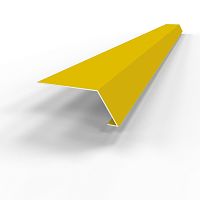 Карнизная планка RAL 1023 оцинкованный c порошковым покрытием 0,45мм