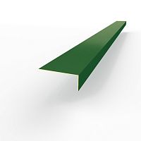 Лобовая планка (RAL 6035) оцинкованная, с порошковым покрытием 0,45 мм