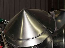 Зонт вытяжной вентиляционный оцинкованный на трубу ф380мм
