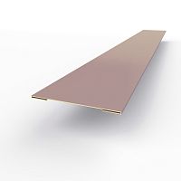 Планка стыковочная RAL 4009 оцинкованная c порошковым покрытием 0,45мм