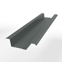 Вентилируемый прогон опорный оцинкованный с порошковым покрытием 0,45мм ширина более 625 мм RAL 7005