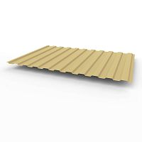 Профнастил оцинкованный с полимерным покрытием полиэстер С8 buildstor 0,65х1180мм RAL 1001 Бежевый
