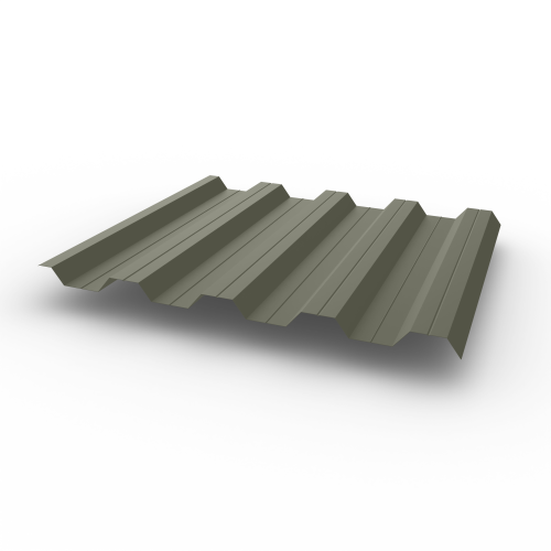 Профнастил НС44 (RAL 7003) 0,65х1047мм оцинкованный, с полимерным покрытием (Полиэстер)