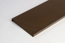 Отлив оконный оцинкованный c порошковым покрытием 0,7мм ширина более 625 мм RAL 8002