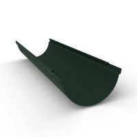 Желоб водосточный оцинкованный порошок ф180х2000мм RAL 6009