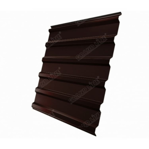 Профнастил НС20 RAL 8017 шоколадно-коричневый 0.5 мм