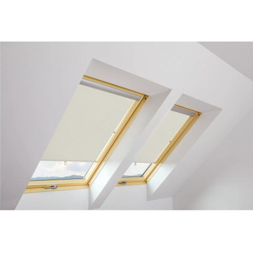 Штора Fakro ARS Рулонная на крючках 66*118см 002 (бежевый)