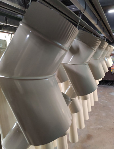 Колено водосточное с порошковым покрытием ф160мм все цвета RAL фото 2