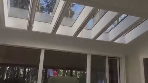 Окно мансардное дерево, лак ручка снизу Werso ОС 55*98см фото 14