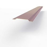 Нащельник RAL 4009 оцинкованный c порошковым покрытием 0,45мм