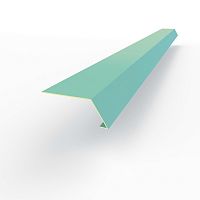 Карнизная планка RAL 6027 оцинкованная c порошковым покрытием 0,45мм