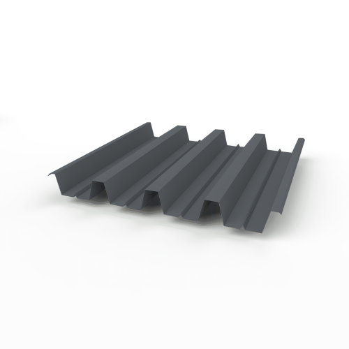 Профнастил Н60 (RAL 7015) 0,65х845мм оцинкованный, с полимерным покрытием (Полиэстер)