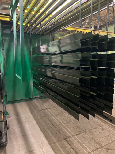 Карнизная планка RAL 6007 оцинкованная c порошковым покрытием 0,45мм фото 3