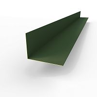 Планка угла внутренняя RAL 6020 оцинкованная c порошковым покрытием 0,45мм