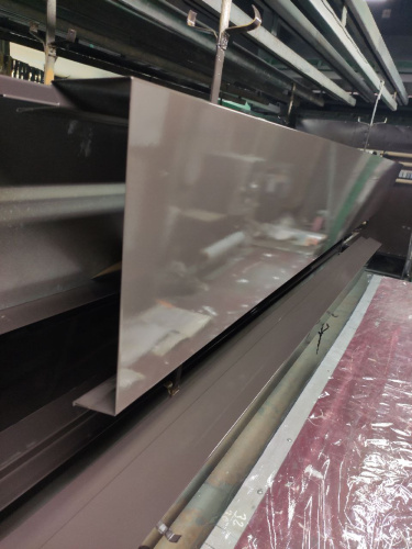 Парапет плоский RAL 8019 полиэстер 0,45 мм фото 2