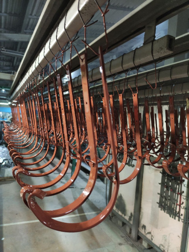 Крепление желоба c порошковым покрытием ф210х350мм все цвета RAL фото 5