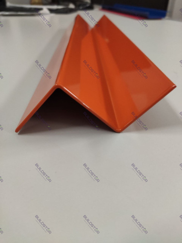 Планка угла внешнего RAL 2010 оцинкованная c порошковым покрытием 0,45мм фото 2