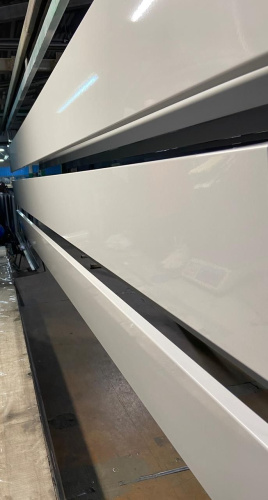 Парапет плоский RAL 7047 полиэстер 1,2 мм фото 2