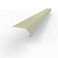 Карнизная планка RAL 7032 оцинкованная c порошковым покрытием 0,45мм
