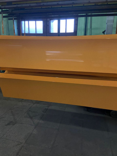 Парапет плоский RAL 1034 полиэстер 0,45 мм фото 2