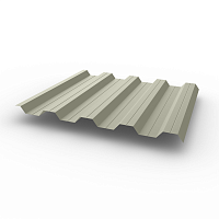 Профнастил НС44 (RAL 7032) 0,7х1047мм оцинкованный, с полимерным покрытием (Полиэстер)