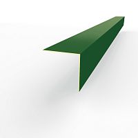 Планка угла внешнего RAL 6035 оцинкованная c порошковым покрытием 0,45мм