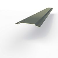 Нащельник RAL 7012 оцинкованный c полимерным покрытием 0,45 мм