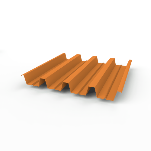 Профнастил Н60 (RAL 2011) 0,7х845мм оцинкованный, с полимерным покрытием (Полиэстер)