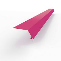 Карнизная планка RAL 4010 оцинкованная c порошковым покрытием 0,45мм