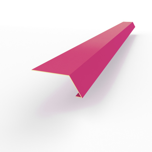 Карнизная планка RAL 4010 оцинкованная c порошковым покрытием 0,45мм Карнизная планка RAL 4010 оцинкованная c порошковым покрытием 0,45мм