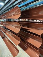 Желоб водосточный оцинкованный порошок ф220х2000мм RAL 8024