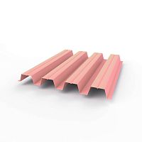 Профнастил оцинкованный с полимерным покрытием полиэстер Н57 buildstor 0,65х801мм RAL 3015 Светло-розовый