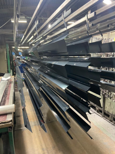 Лобовая планка (RAL 7016) оцинкованная, с порошковым покрытием 0,45 мм фото 2