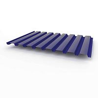 Профнастил оцинкованный с полимерным покрытием полиэстер С20 buildstor 0,5х1150мм RAL 5002 Ультрамариново-синий