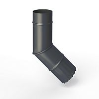 Колено водосточное оцинкованное порошок ф220мм RAL 7024
