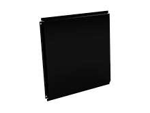 Фасадная кассета 530х530 открытого типа, толщина 1 мм, RAL 9005 (Глубокий черный)