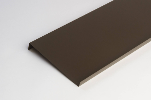 Отлив оконный оцинкованный c порошковым покрытием 0,7мм ширина более 625 мм RAL 9017