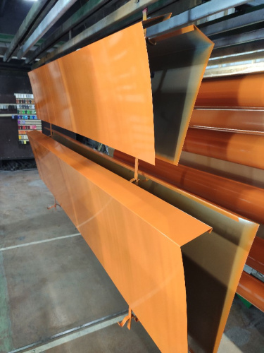 Парапет плоский RAL 2011 полиэстер 1,2 мм фото 2