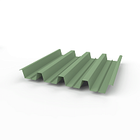 Профнастил Н60 (RAL 6021) 0,65х845мм оцинкованный, с полимерным покрытием (Полиэстер)