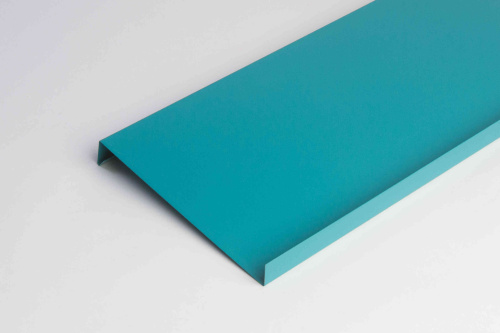 Отлив оконный оцинкованный c порошковым покрытием 1,2мм ширина более 625 мм RAL 5021