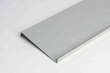 Отлив оконный оцинкованный c порошковым покрытием 1,5мм ширина более 625 мм RAL 9002