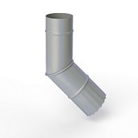 Колено водосточное оцинкованное порошок ф220мм RAL 7040