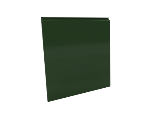Фасадная кассета 1160х1140 закрытого типа, толщина 1 мм, RAL 6002 (Лиственно-зеленый)